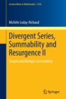 Divergent Series, Summability and Resurgence II : Simple and Multiple Summability - Book