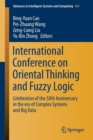 International Conference on Oriental Thinking and Fuzzy Logic : Celebration of the 50th Anniversary in the era of Complex Systems and Big Data - Book