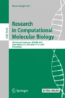 Research in Computational Molecular Biology : 20th Annual Conference, RECOMB 2016, Santa Monica, CA, USA, April 17-21, 2016, Proceedings - eBook