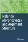 Icelandic Morphosyntax and Argument Structure - Book