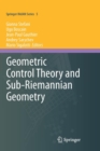 Geometric Control Theory and Sub-Riemannian Geometry - Book