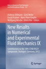 New Results in Numerical and Experimental Fluid Mechanics IX : Contributions to the 18th STAB/DGLR Symposium, Stuttgart, Germany, 2012 - Book