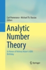 Analytic Number Theory : In Honor of Helmut Maier’s 60th Birthday - Book