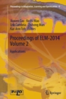 Proceedings of ELM-2014 Volume 2 : Applications - Book