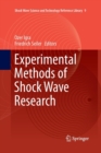 Experimental Methods of Shock Wave Research - Book