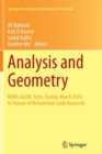 Analysis and Geometry : MIMS-GGTM, Tunis, Tunisia, March 2014. In Honour of Mohammed Salah Baouendi - Book