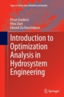 Introduction to Optimization Analysis in Hydrosystem Engineering - Book
