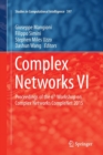 Complex Networks VI : Proceedings of the 6th Workshop on Complex Networks CompleNet 2015 - Book
