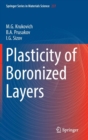 Plasticity of Boronized Layers - Book