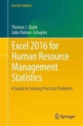 Excel 2016 for Human Resource Management Statistics : A Guide to Solving Practical Problems - Book