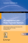 HCI International 2016 - Posters' Extended Abstracts : 18th International Conference, HCI International 2016 Toronto, Canada, July 17-22, 2016 Proceedings, Part II - eBook