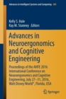 Advances in Neuroergonomics and Cognitive Engineering : Proceedings of the AHFE 2016 International Conference on Neuroergonomics and Cognitive Engineering, July 27-31, 2016, Walt Disney World (R), Flo - Book