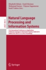 Natural Language Processing and Information Systems : 21st International Conference on Applications of Natural Language to Information Systems, NLDB 2016, Salford, UK, June 22-24, 2016, Proceedings - eBook