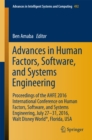 Advances in Human Factors, Software, and Systems Engineering : Proceedings of the AHFE 2016 International Conference on Human Factors, Software, and Systems Engineering, July 27-31, 2016, Walt Disney - eBook