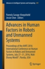 Advances in Human Factors in Robots and Unmanned Systems : Proceedings of the AHFE 2016 International Conference on Human Factors in Robots and Unmanned Systems, July 27-31, 2016, Walt Disney World (R - Book