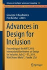 Advances in Design for Inclusion : Proceedings of the AHFE 2016 International Conference on Design for Inclusion, July 27-31, 2016, Walt Disney World (R), Florida, USA - Book