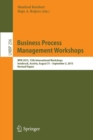 Business Process Management Workshops : BPM 2015, 13th International Workshops, Innsbruck, Austria, August 31 - September 3, 2015, Revised Papers - Book