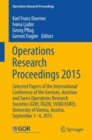 Operations Research Proceedings 2015 : Selected Papers of the International Conference of the German, Austrian and Swiss Operations Research Societies (GOR, OEGOR, SVOR/ASRO), University of Vienna, Au - Book