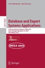 Database and Expert Systems Applications : 27th International Conference, DEXA 2016, Porto, Portugal, September 5-8, 2016, Proceedings, Part II - Book