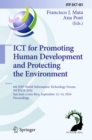 ICT for Promoting Human Development and Protecting the Environment : 6th IFIP World Information Technology Forum, WITFOR 2016, San Jose, Costa Rica, September 12-14, 2016, Proceedings - eBook