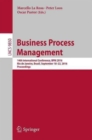 Business Process Management : 14th International Conference, BPM 2016, Rio de Janeiro, Brazil, September 18-22, 2016. Proceedings - Book