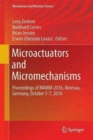Microactuators and Micromechanisms : Proceedings of MAMM-2016, Ilmenau, Germany, October 5-7, 2016 - Book