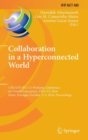 Collaboration in a Hyperconnected World : 17th IFIP WG 5.5 Working Conference on Virtual Enterprises, PRO-VE 2016, Porto, Portugal, October 3-5, 2016, Proceedings - Book