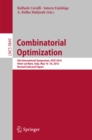 Combinatorial Optimization : 4th International Symposium, ISCO 2016, Vietri sul Mare, Italy, May 16-18, 2016, Revised Selected Papers - eBook