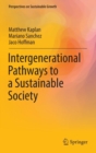 Intergenerational Pathways to a Sustainable Society - Book