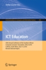 ICT Education : 45th Annual Conference of the Southern African Computer Lecturers' Association, SACLA 2016, Cullinan, South Africa, July 5-6, 2016, Revised Selected Papers - eBook
