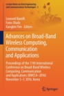 Advances on Broad-Band Wireless Computing, Communication and Applications : Proceedings of the 11th International Conference On Broad-Band Wireless Computing, Communication and Applications (BWCCA-201 - Book