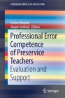Professional Error Competence of Preservice Teachers : Evaluation and Support - Book
