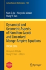 Dynamical and Geometric Aspects of Hamilton-Jacobi and Linearized Monge-Ampere Equations : VIASM 2016 - Book