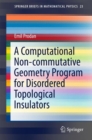 A Computational Non-commutative Geometry Program for Disordered Topological Insulators - Book