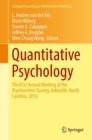 Quantitative Psychology : The 81st Annual Meeting of the Psychometric Society, Asheville, North Carolina, 2016 - Book