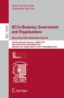 HCI in Business, Government and Organizations. Interacting with Information Systems : 4th International Conference, HCIBGO 2017, Held as Part of HCI International 2017, Vancouver, BC, Canada, July 9-1 - Book