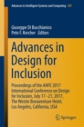 Advances in Design for Inclusion : Proceedings of the AHFE 2017 International Conference on Design for Inclusion, July 17-21, 2017, The Westin Bonaventure Hotel, Los Angeles, California, USA - Book