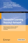 Immersive Learning Research Network : Third International Conference, iLRN 2017, Coimbra, Portugal, June 26-29, 2017. Proceedings - Book