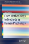 From Methodology to Methods in Human Psychology - Book