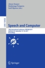 Speech and Computer : 19th International Conference, SPECOM 2017, Hatfield, UK, September 12-16, 2017, Proceedings - Book