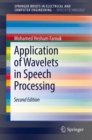 Application of Wavelets in Speech Processing - Book