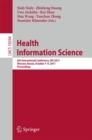 Health Information Science : 6th International Conference, HIS 2017, Moscow, Russia, October 7-9, 2017, Proceedings - Book
