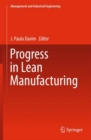 Progress in Lean Manufacturing - Book