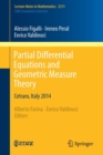 Partial Differential Equations and Geometric Measure Theory : Cetraro, Italy 2014 - Book