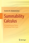 Summability Calculus : A Comprehensive Theory of Fractional Finite Sums - Book