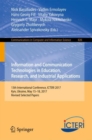 Information and Communication Technologies in Education, Research, and Industrial Applications : 13th International Conference, ICTERI 2017, Kyiv, Ukraine, May 15-18, 2017, Revised Selected Papers - Book