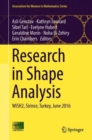 Research in Shape Analysis : WiSH2, Sirince, Turkey, June 2016 - Book