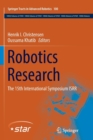 Robotics Research : The 15th International Symposium ISRR - Book