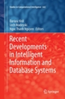 Recent Developments in Intelligent Information and Database Systems - Book