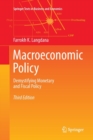 Macroeconomic Policy : Demystifying Monetary and Fiscal Policy - Book